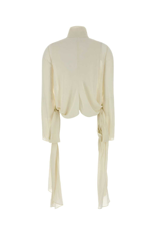 Alaia Maxi bow blouse