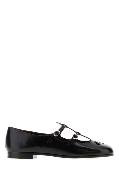 VIOLET TWO BAND MARY JANE BALLERINAS
