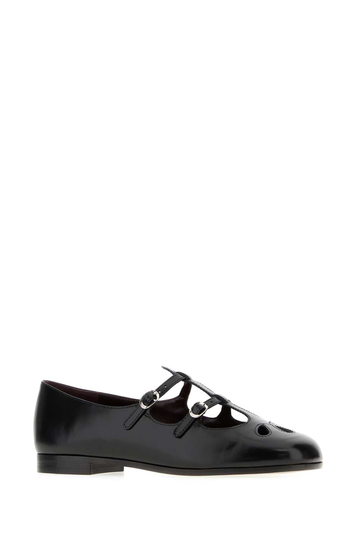 VIOLET TWO BAND MARY JANE BALLERINAS