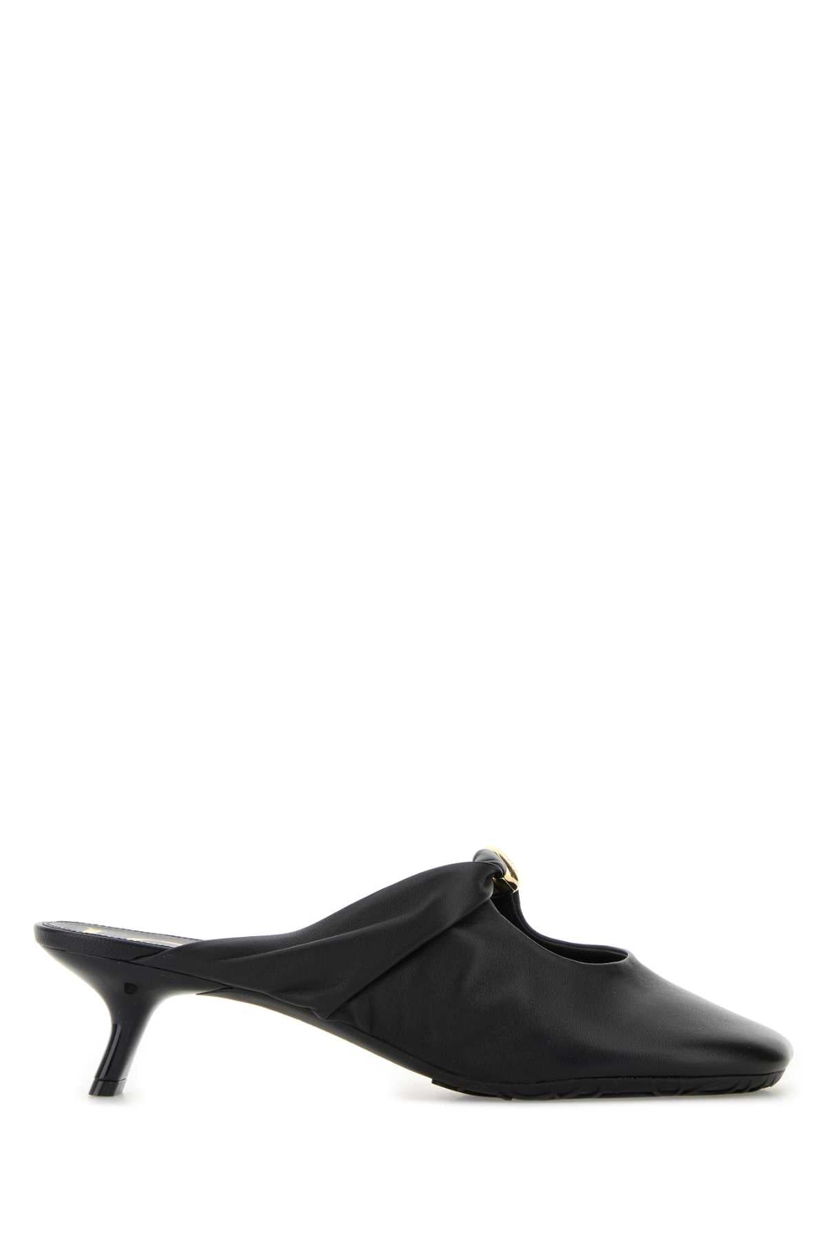 Loewe Pebble soft mule 45