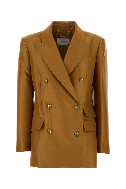 Zimmermann Hypnotic wool silk jacket