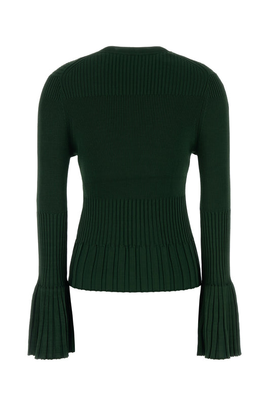 Zimmermann Bell sleeve rib sweater