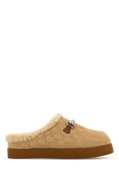 Gucci M rhein mule suede+ wool rs