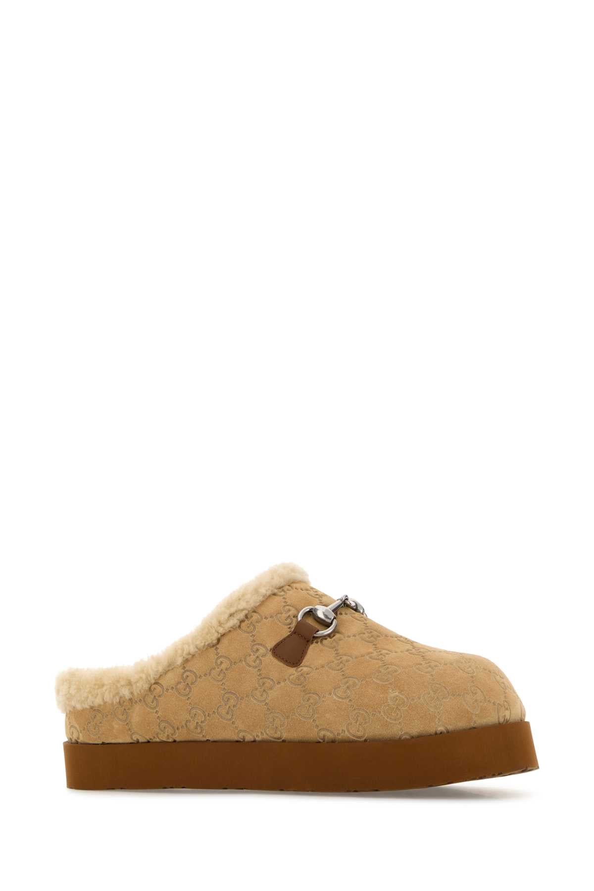 Gucci M rhein mule suede+ wool rs