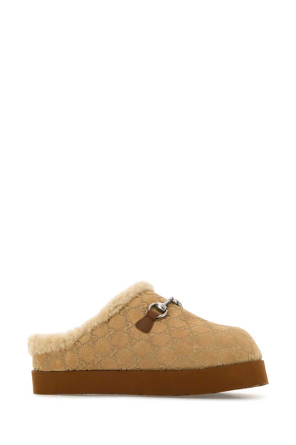 Gucci M rhein mule suede+ wool rs