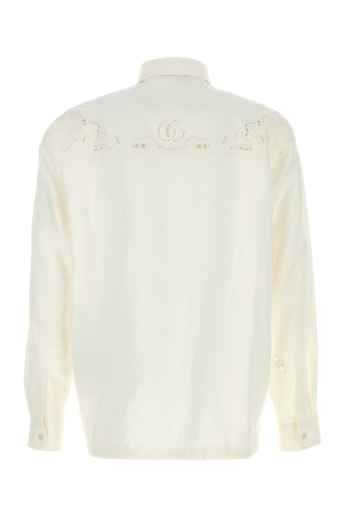 Gucci Polo shirt plain linen w/mop