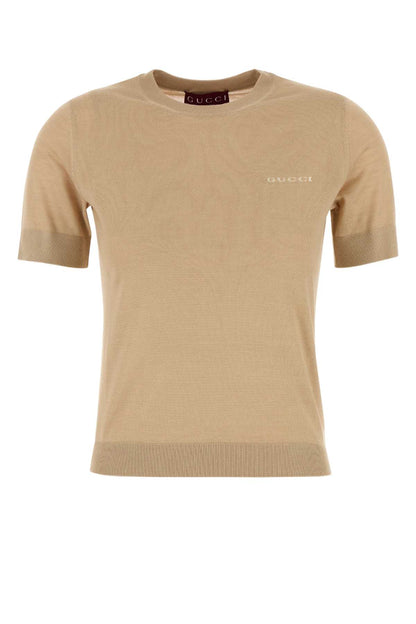 Gucci Top cashmere silk w/gucci