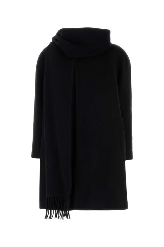 Balenciaga Scarf midi coat