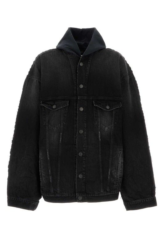 Balenciaga Hybrid hooded jacket