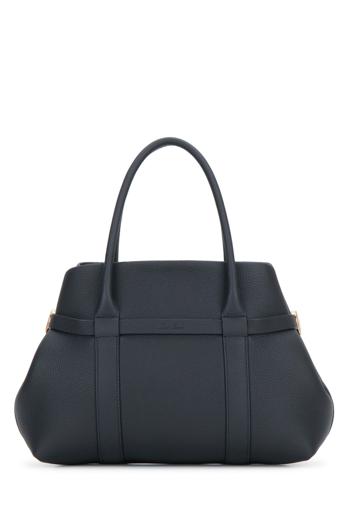 GHIERA SHOPPER SMALL FINE GRAINED LEATHER HANDBAGS