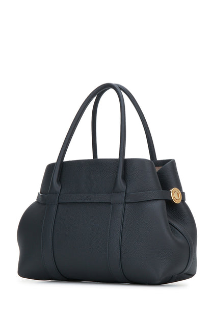 GHIERA SHOPPER SMALL FINE GRAINED LEATHER HANDBAGS