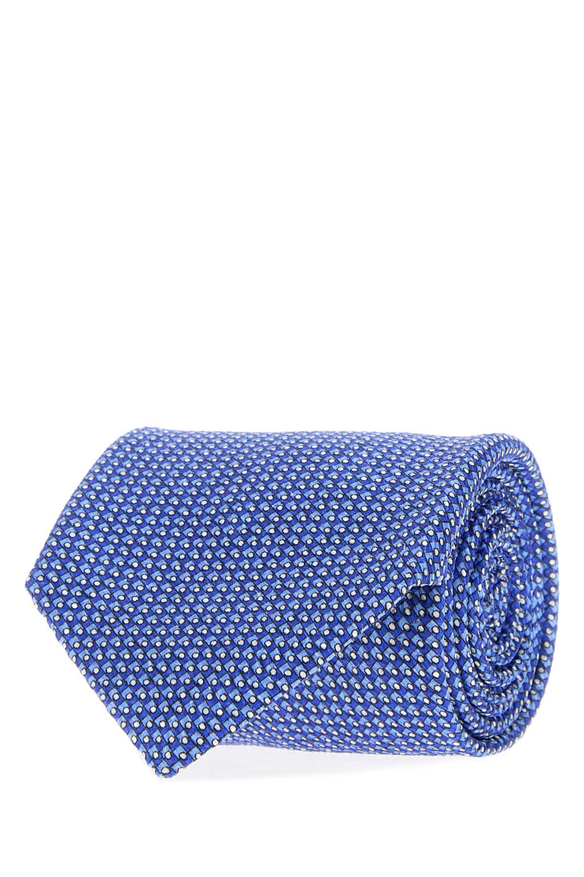 Brioni Crav. stand. 8x150 silk micro motif print