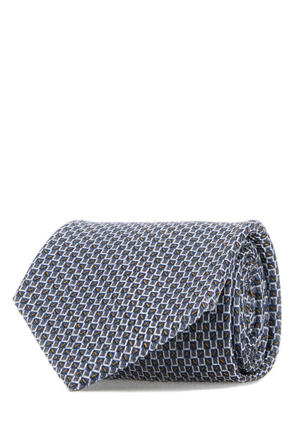 Brioni Crav. stand. 8x150 silk micro motif print