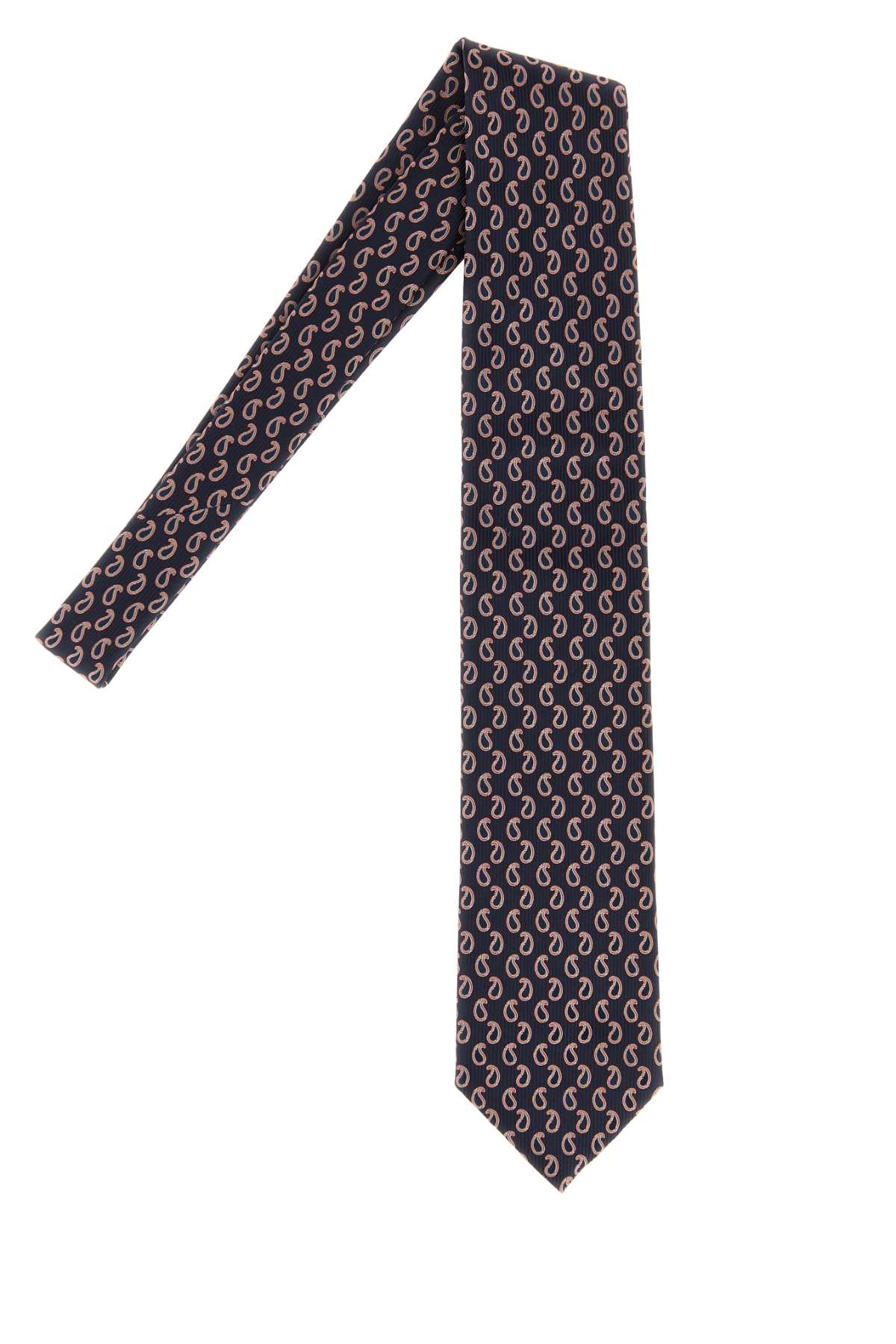 Brioni Crav. stand. 8x150 silk micro paisley jacquard
