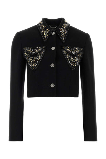 Versace Informal jacket responsible light weight double wo