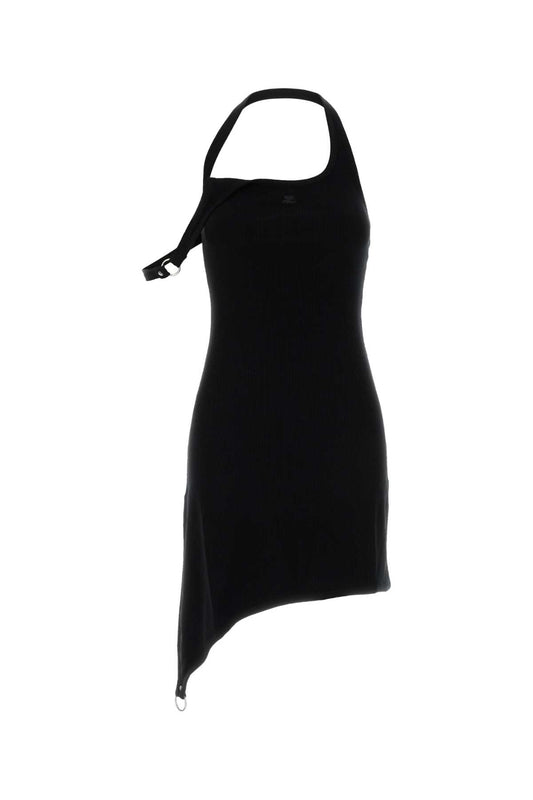 Courreges Undressed rib knit dress