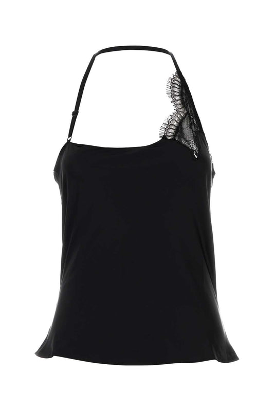 Courreges Lace asymmetrical top