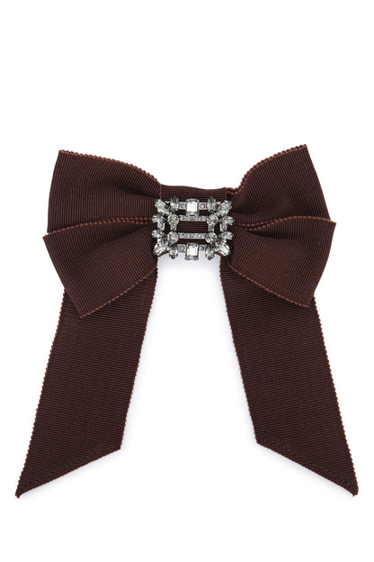 Roger Vivier Rv broche hairclip ribbon