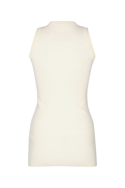 Phoebe Philo Merino knit ribbed tank top