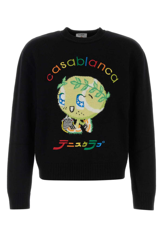 CHARACTER INTARSIA CREW KNITWEARS