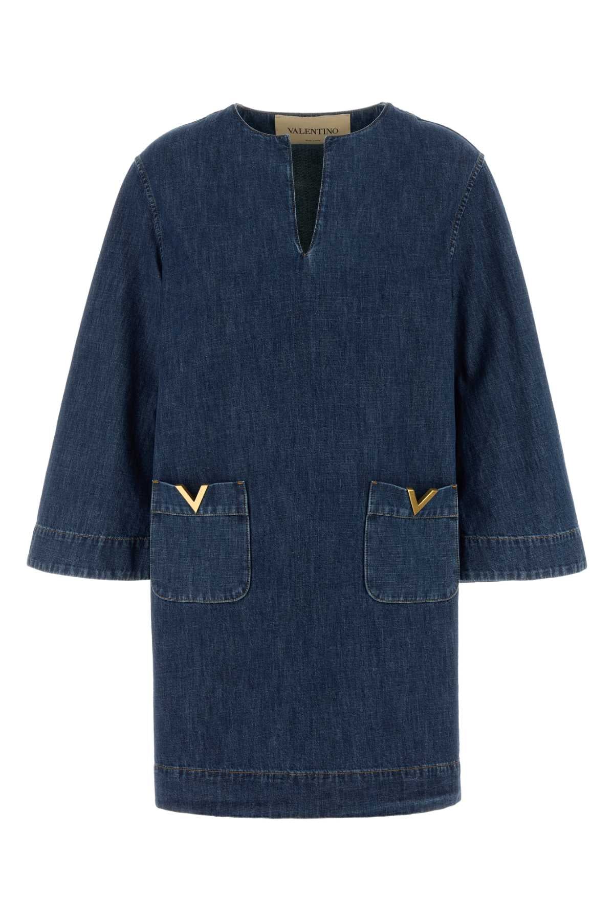 Valentino Garavani Abito denim | solid | cha