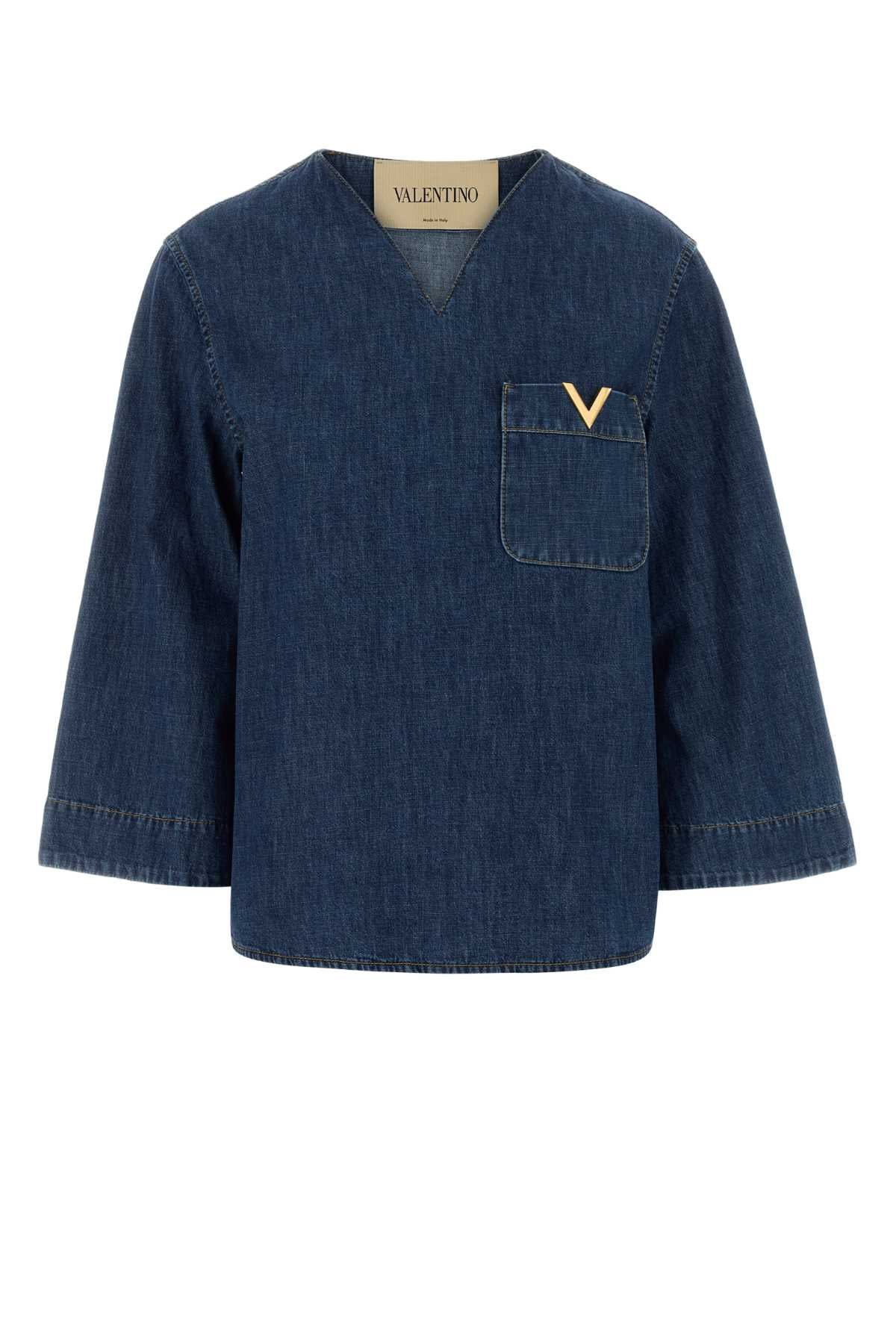 CAMICIA M/CORTE DENIM | S TOPS
