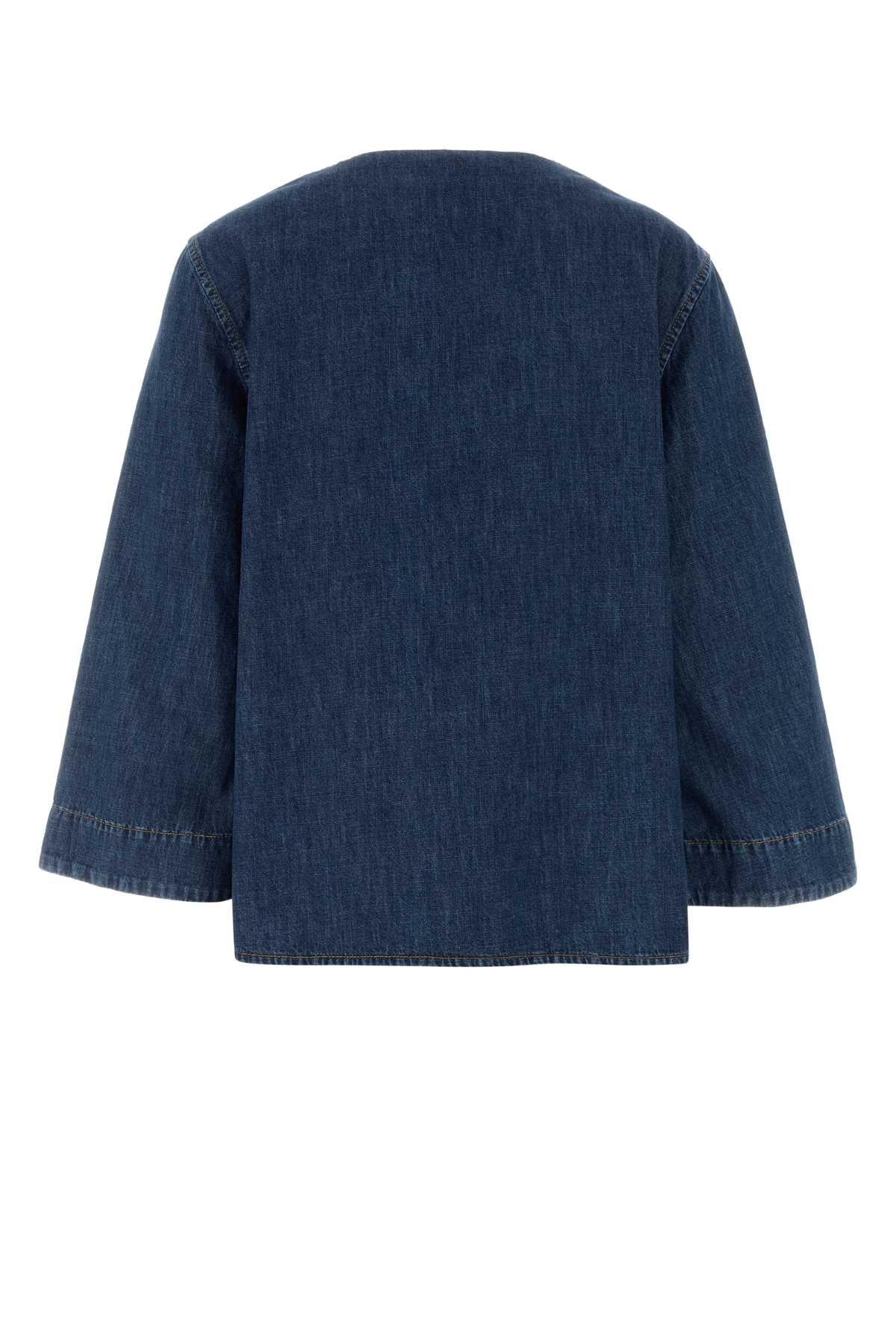 CAMICIA M/CORTE DENIM | S TOPS