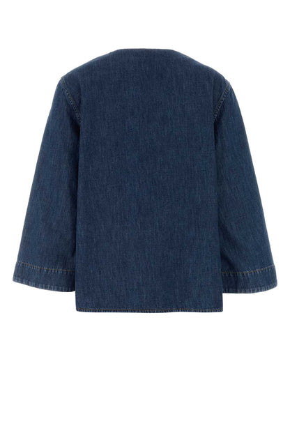 CAMICIA M/CORTE DENIM | S TOPS