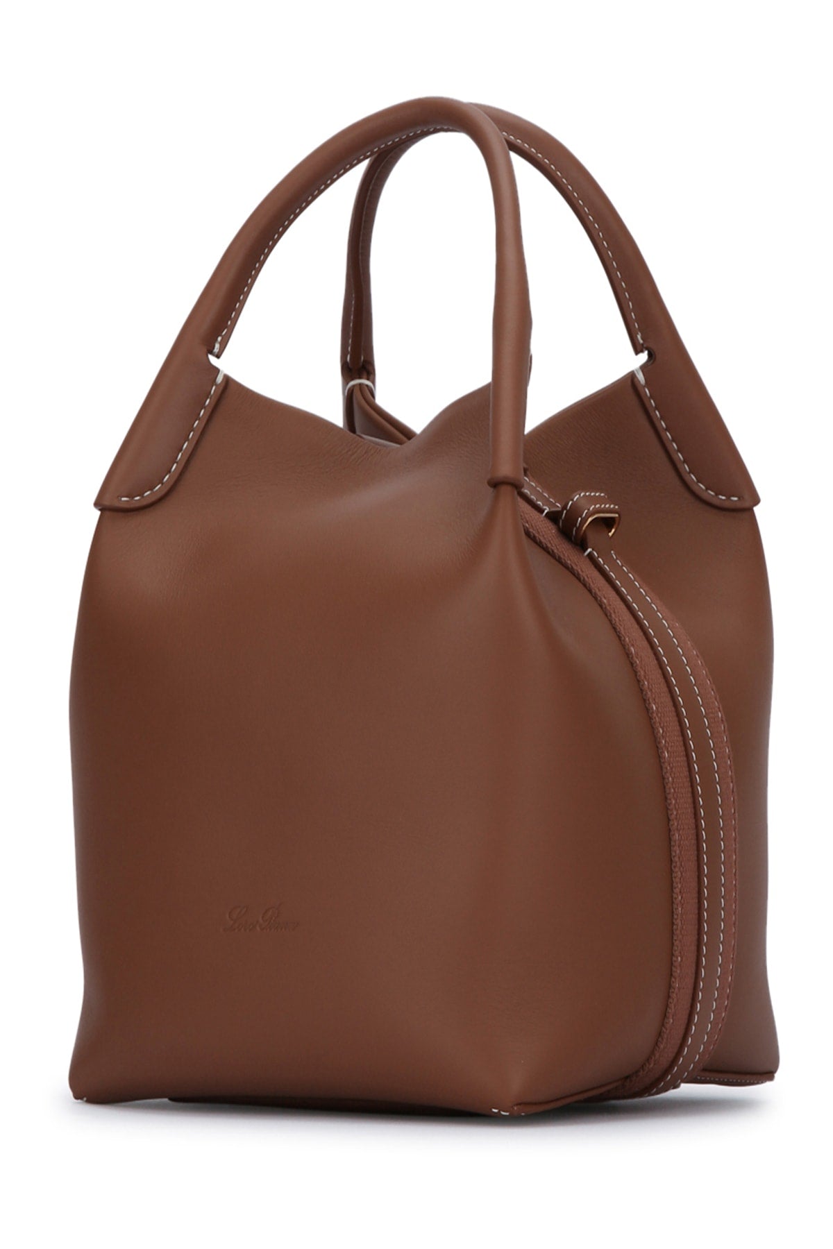 Loro Piana Bale small rounded leathe