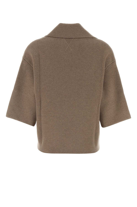 Bottega Veneta Mw compact cashmere ss polo