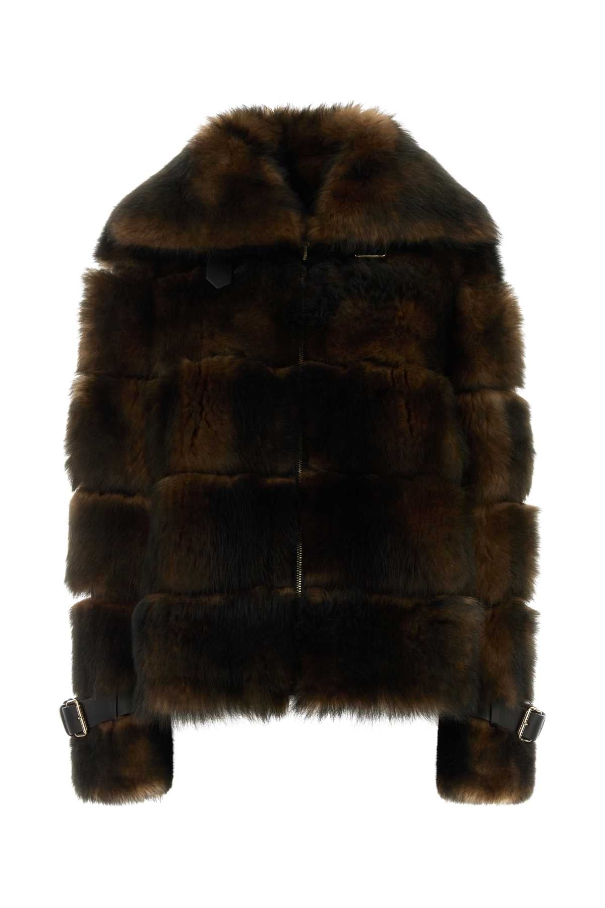 Fendi Shearling toscano look