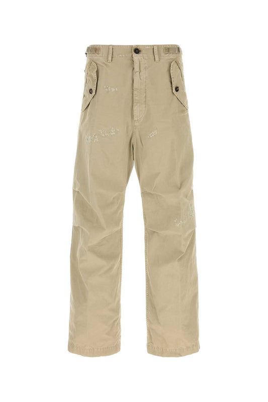 GARMENT DYED UTILITY WIDE PANT JEANS