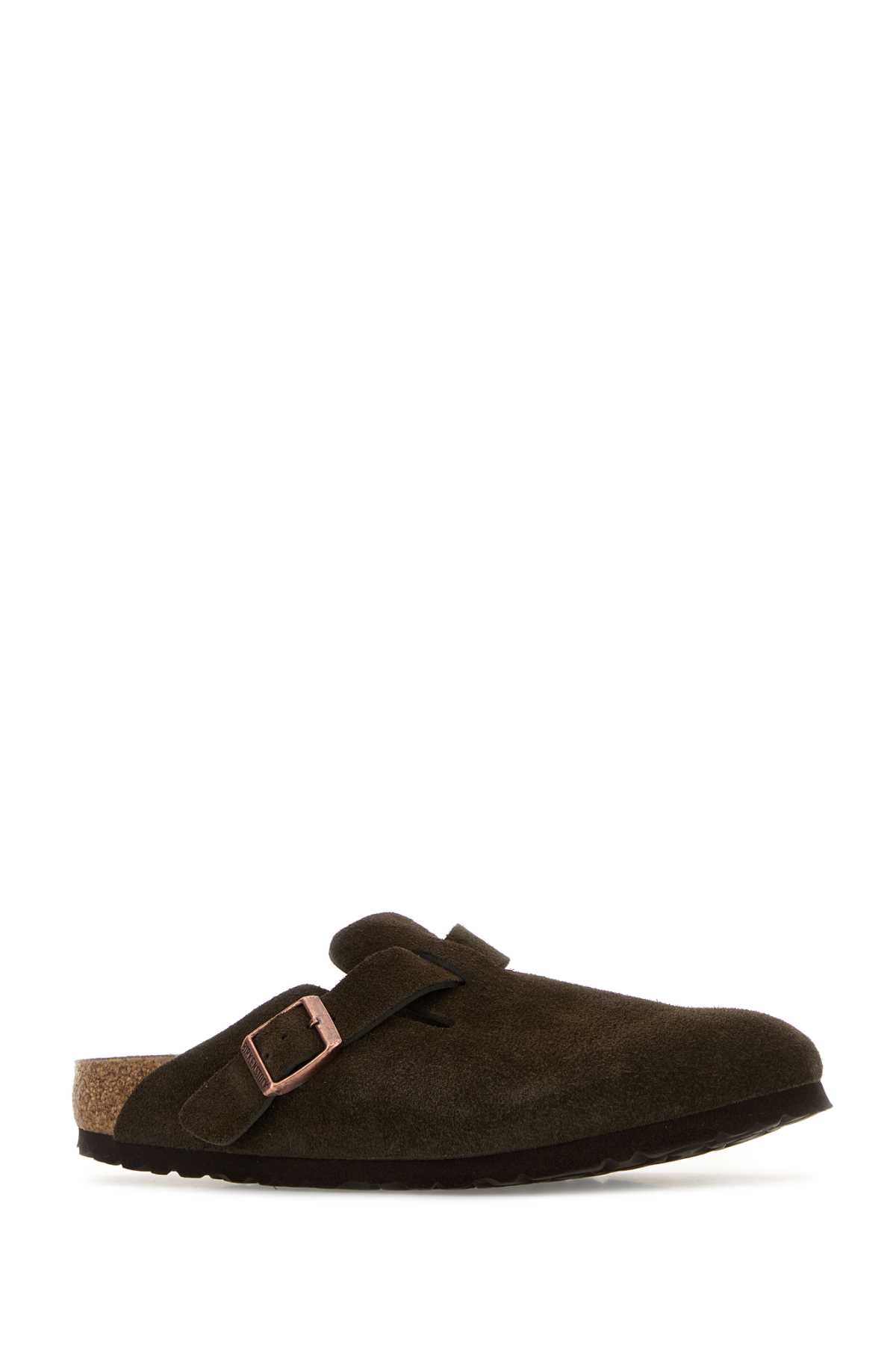 Boston mocha, Suede Leather SLIPPERS