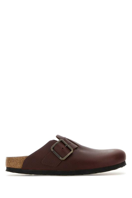 Birkenstock Boston wb vintage wood roast, natural leather