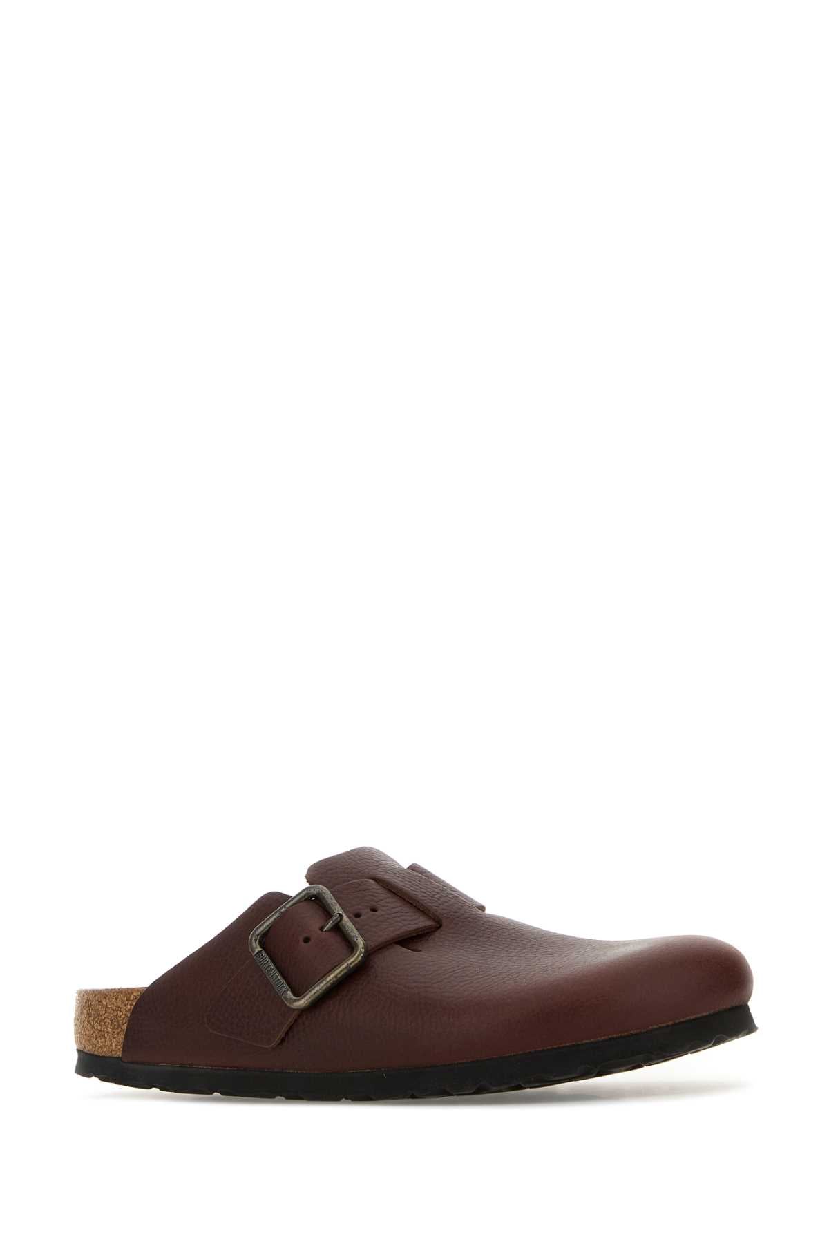Birkenstock Boston wb vintage wood roast, natural leather