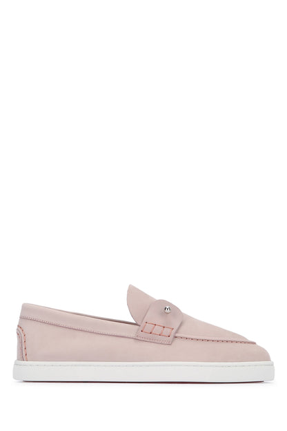 CHAMBELIBOAT DONNA FLAT CALF NUBUCK RETOURNE DS LOAFERS