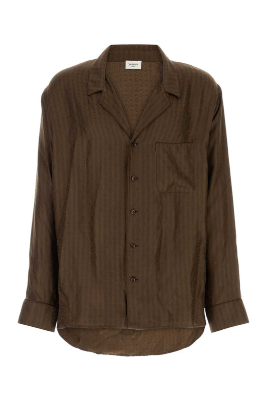 Saint Laurent Chemise pyjama col r