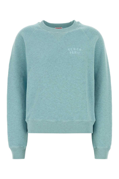 Kenzo Kenzo boke heart embroidered overdyed classic swea