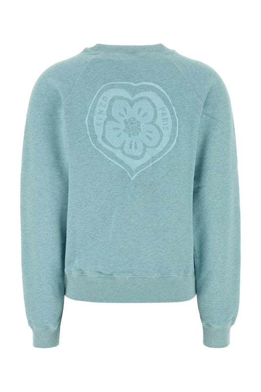 Kenzo Kenzo boke heart embroidered overdyed classic swea