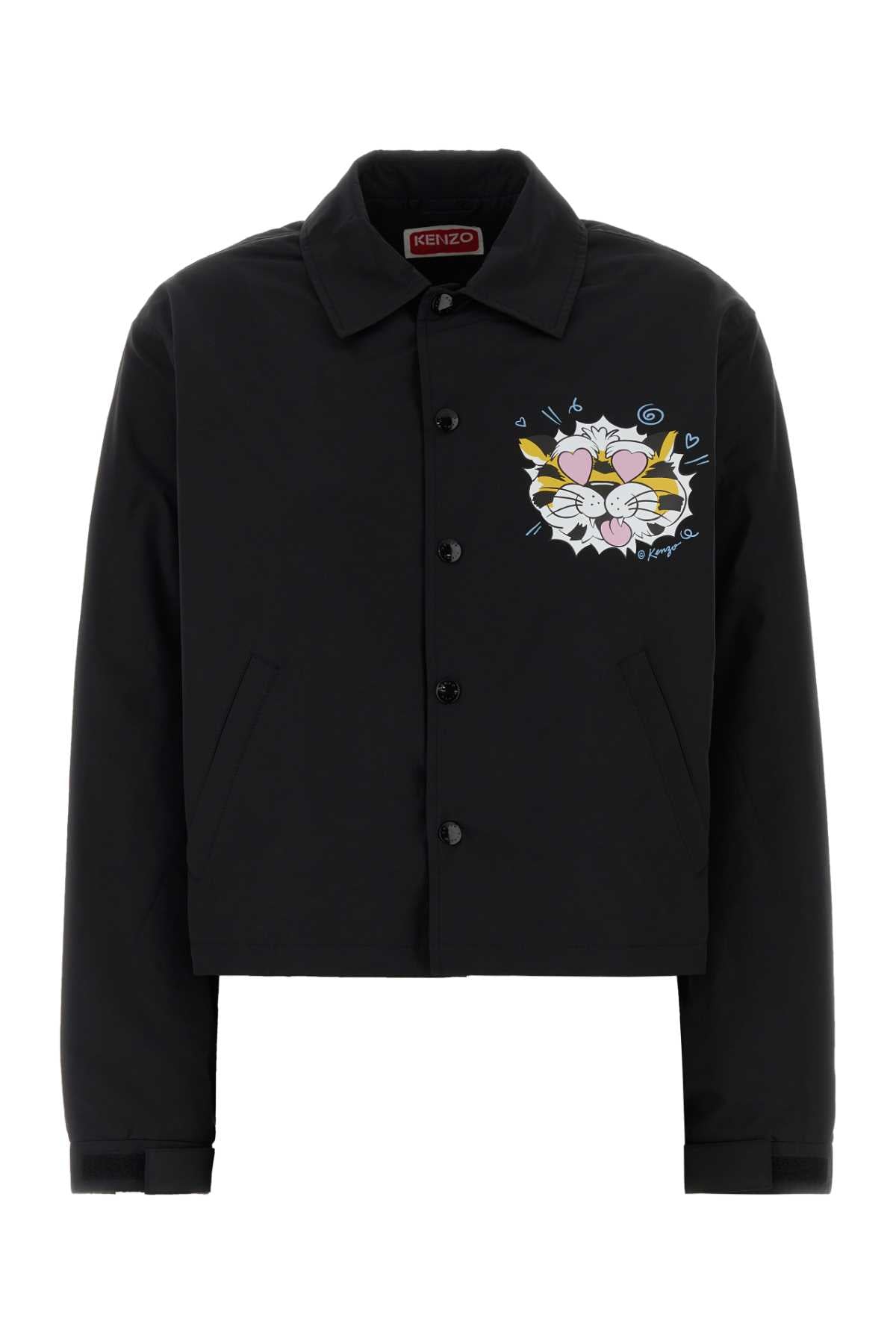 Kenzo Kenzo wild tiger non padded coach jacket