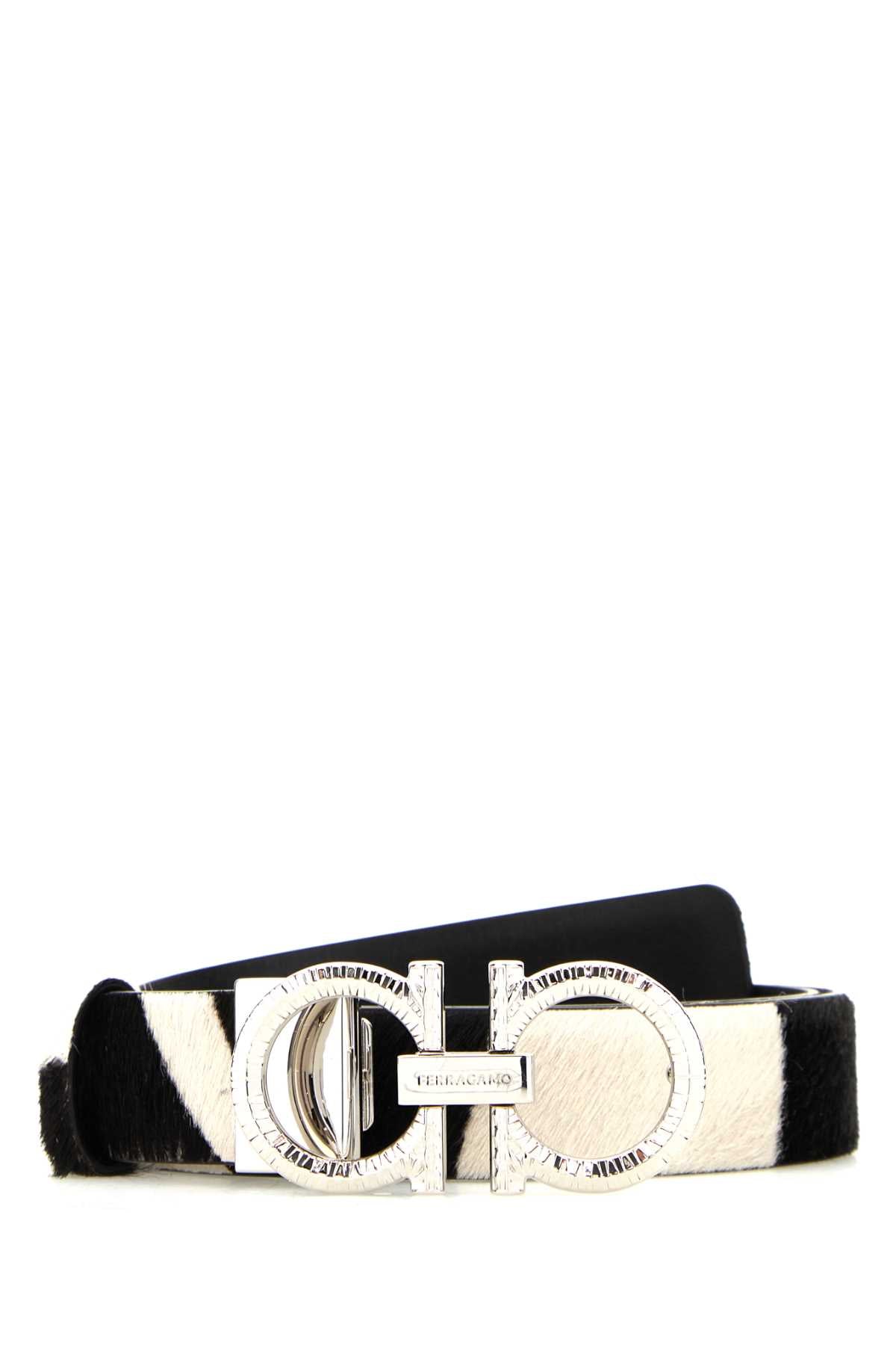 Salvatore Ferragamo Pony kasba maxi zeb nero-