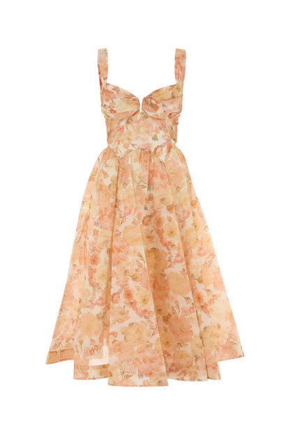 REBELLION DRAPE MIDI DRESS DRESSES