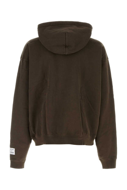 FRENCH LOGO PAINTED HOODIE SWEATSHIRTS