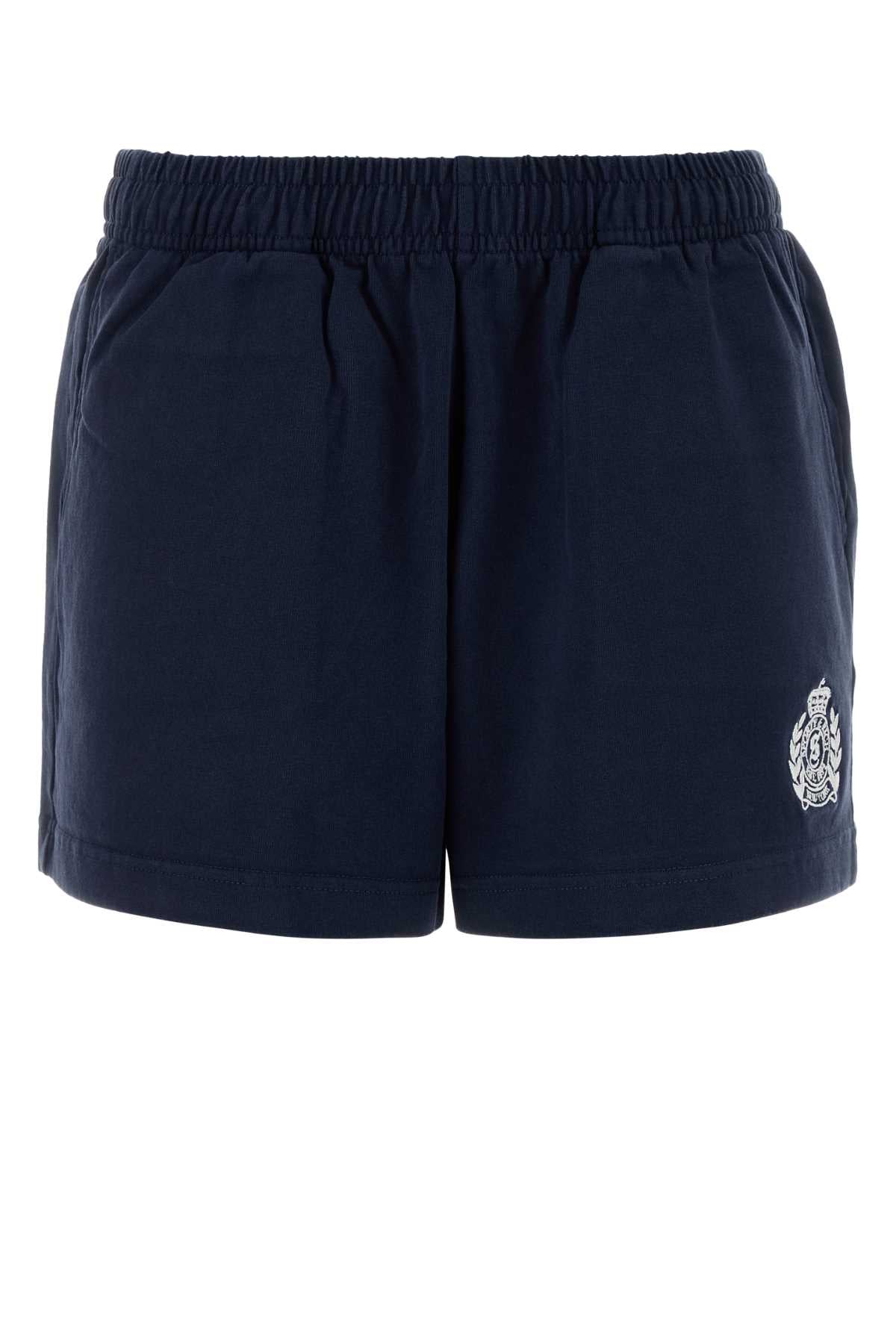 Sporty & Rich Ny crest embroidered disco short
