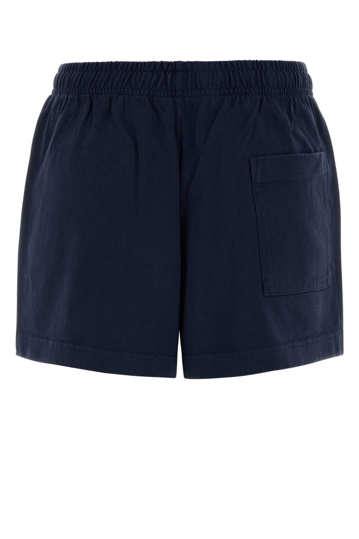 Sporty & Rich Ny crest embroidered disco short