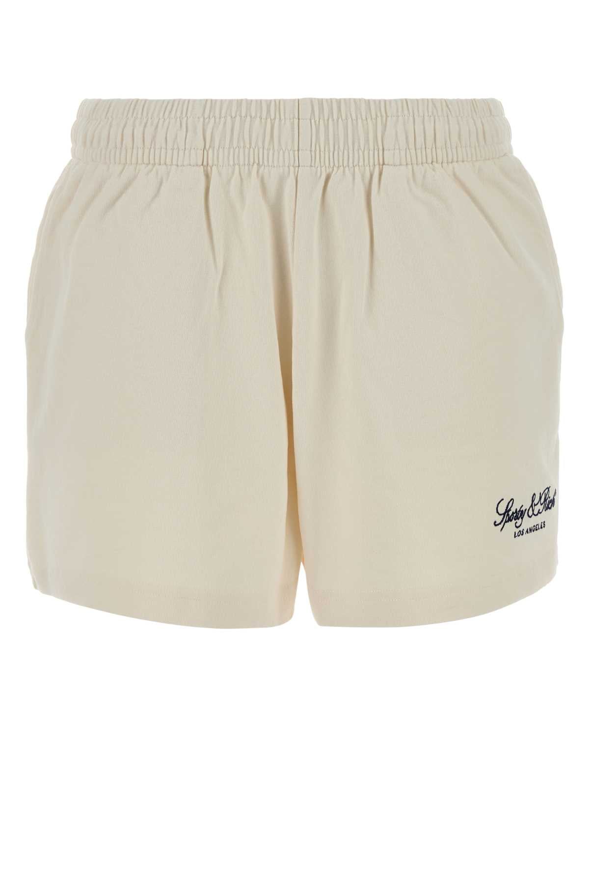 Sporty & Rich Vendome la embroidered disco short