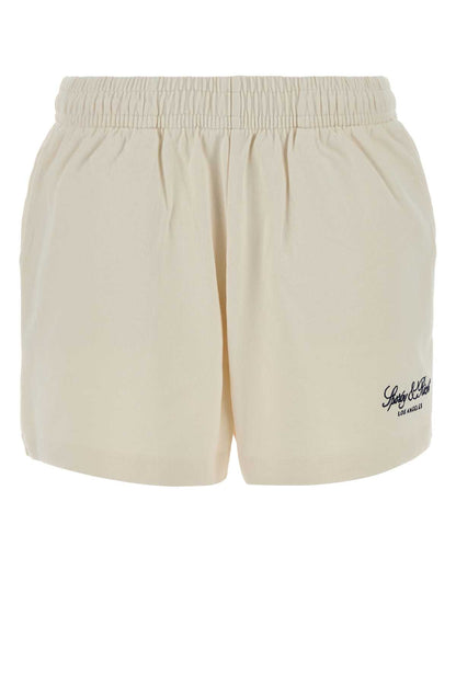 Sporty & Rich Vendome la embroidered disco short