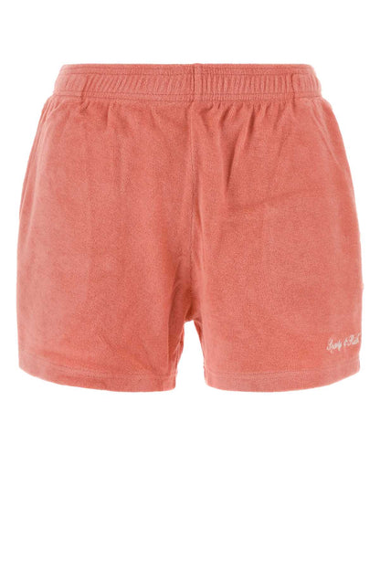 Sporty & Rich Signature logo terry short