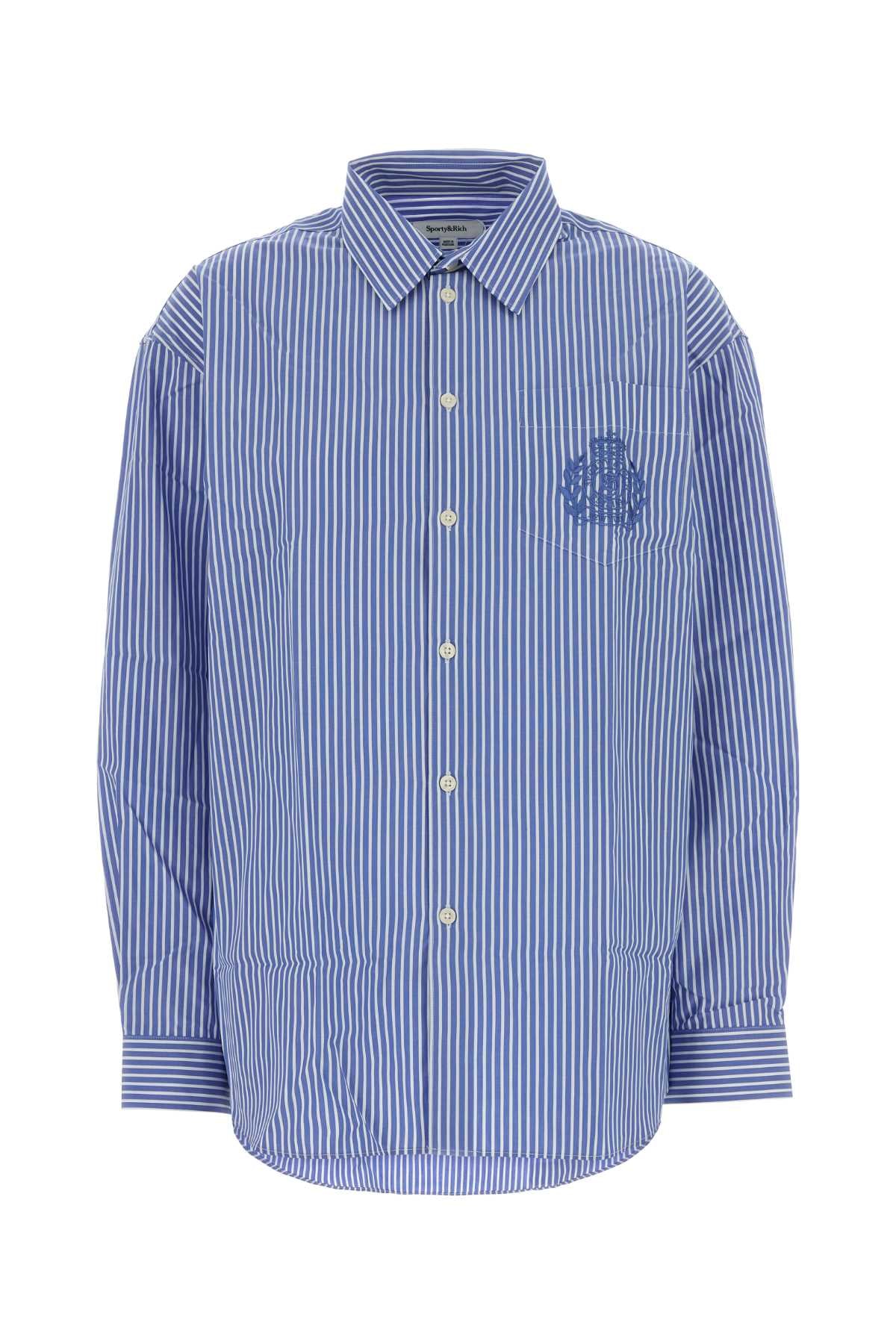 Sporty & Rich Ny crest oversized shirt