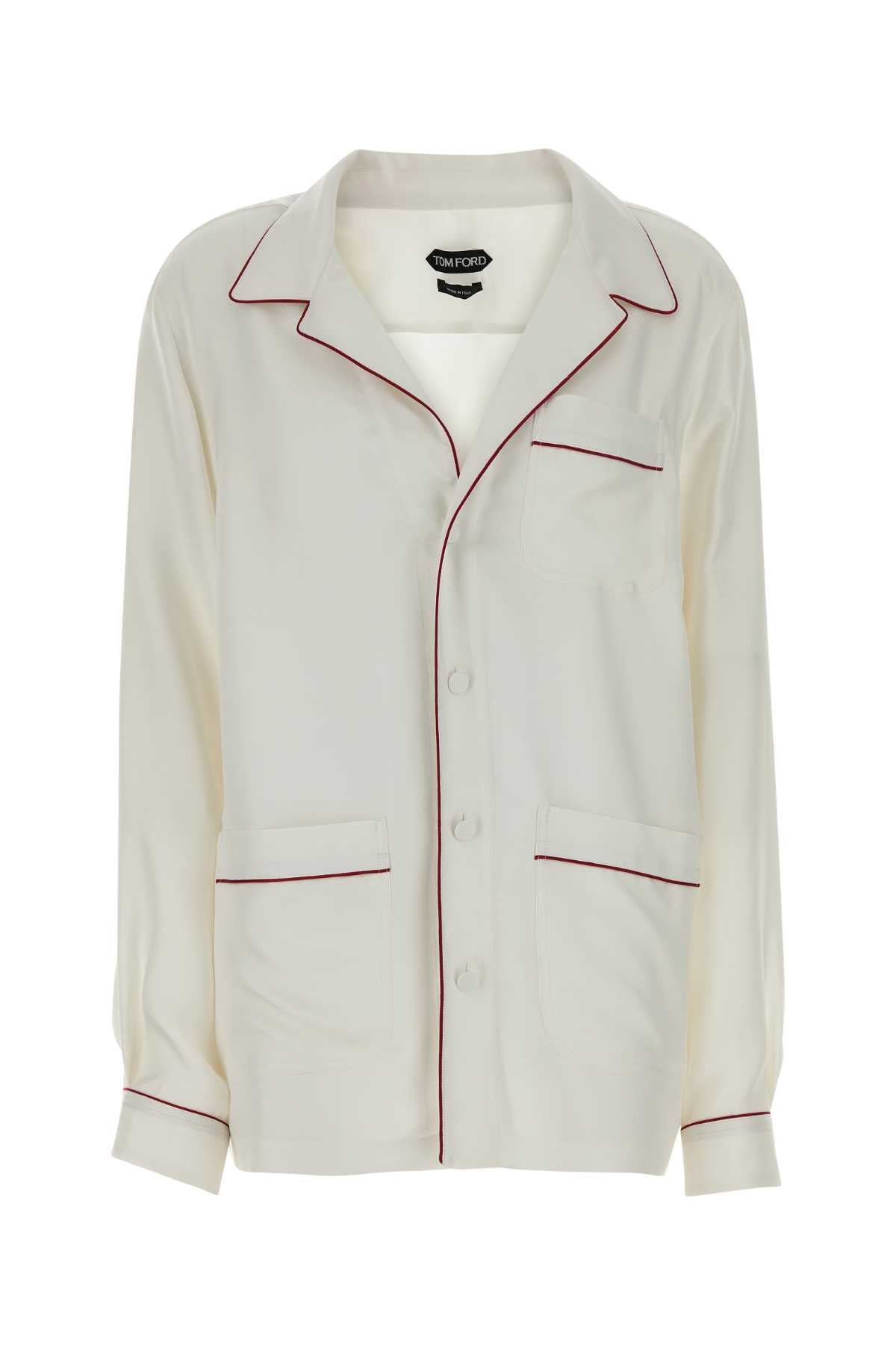 Tom Ford Silk twill pj shirt